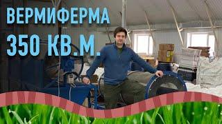 Вермиферма 350 кв.м. Производство жидких органических удобрений.