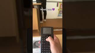 The ‘secret’ calculator