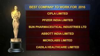 Pharma Leaders 2016 Awards - Best Company to Work For  2016 - Microlabs Limited