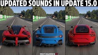 Forza Motorsport (2023) - Updated Cars Sounds in Update 15.0 (Ferrari)