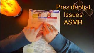 United States President Voter Guide ~ Reading Aloud ASMR