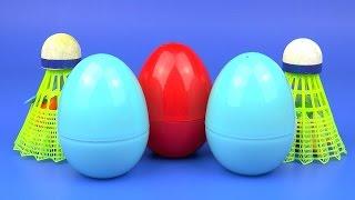 Воланчик бадминтон Игрушки Сюрприз Детские Shuttlecock Egg Kinder Surprise