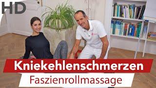 Knieschmerzen - Schmerzen in der Kniekehle, Knieübungen Faszienrolle, Faszientraining, Faszien