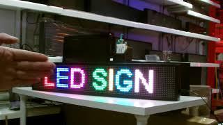 P10RGB 40" x 8" Led Scrolling Message Display Digital Message Display Board