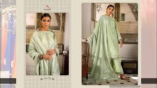Stuff Export Presents Kaara Suits Nasren Pure Cotton With Heavy Embroidery Work Suits Catalog
