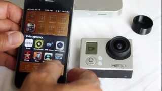 GoPro Hero3 WiFi Connectivity with iPhone and Android Google Nexus - Setup