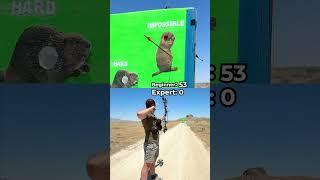 Beginner VS Expert Hunting Challenge: Easy shot, Hard shot, impossible shot! #hunting