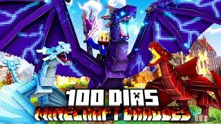 SOBREVIVI 100 DIAS COM DRAGÕES NO MINECRAFT  - O FILME