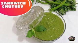 Green Sandwich Chutney | How To Make Chutney For Sandwich | Dastarkhwan Recipe Hub