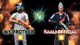 #1vs1freefire #marios78      my brother vs kaali official || 1vs1 custom match || one tap challenge