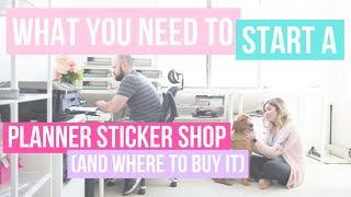 How to Start an Etsy Sticker Shop (and Where to Buy the Best Planner Sticker Shop Supplies!)