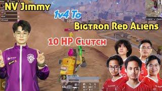 NV Jimmy 1v4 On BTR in PMGC Scrims • Jimmy 10 HP Clutch on BTR