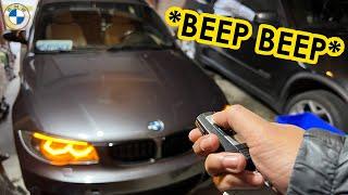 I installed a Genuine BMW Alarm to make it go BEEP BEEP! (Install + Coding DIY)