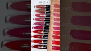 Свотчи на суперстойкую матовую жидкую помаду THE ONE Colour Unlimited Ultra Fix #oriflame #косметика