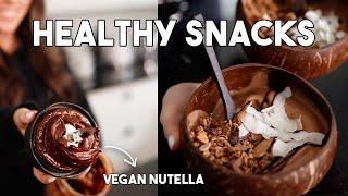 HEALTHY VEGAN SNACKS RECIPES