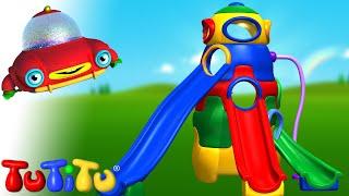 TuTiTu Builds a Slide - Fun Toddler Learning with Easy Toy Building Activities