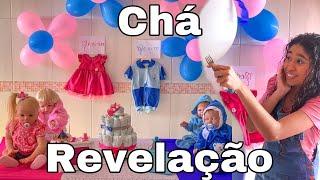 CHÁ REVELAÇÃO DO(A) NOVO(A) BEBÊ REBORN (ASSISTE ATÉ O FINAAAL) | GENDER REVEAL PARTY | GABI REBORN