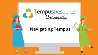 Navigating the Tempus Resource Home Screen