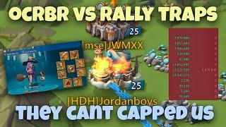 Lords Mobile - OCRBR 77 account in action! RALLY TRAPS. 100% T5 mix rallies. Lets destroy everyone
