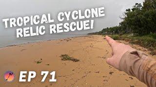 Metal Detecting the Aftermath of a Tropical Cyclone Pt 1 - Saving Relics Before They are Washed Away