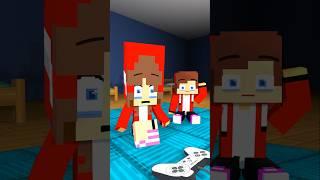 HELP JJ Sister & Mikey's friends VS Videogame Monster - Minecraft Animation MAIZEN #shorts