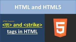 TT Tag in HTML|Strike Tag in HTML|HTML Tutorial for Beginners in Hindi|HTML Basics#28