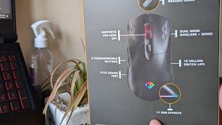 Cosmicbyte Raptor Gaming RGB Mouse With Dual mode Wireless and  wired.