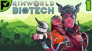 Starting with... something? - Rimworld Biotech Ep. 1 [Rimworld Tropical Rainforest Randy 500%]