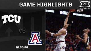 TCU vs. Arizona Game Highlights | 2024-25 Big 12 Men’s Basketball