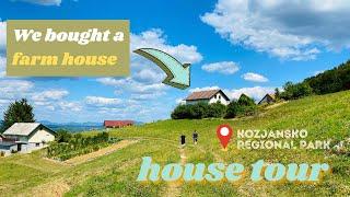 Story 6 - We bought a farmhouse in Slovenia Kozjanski regional park - House tour before renovation