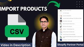 Add Products To Shopify Store Using CSV File | And More