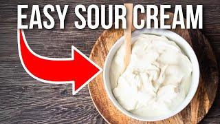 Raw Milk Sour Cream Recipe | How To Make Clabbered Cream