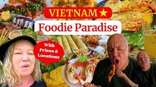 Our Vietnam Food Compilation!  With Locations and prices! ‍🟩