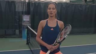 Ana Ivanovic's PlaySight SmartCourt Drill - Crosscourt Forehand