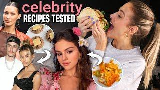 Testing POPULAR CELEBRITY RECIPES... were they any good?? *selena gomez, kardashian, bella hadid