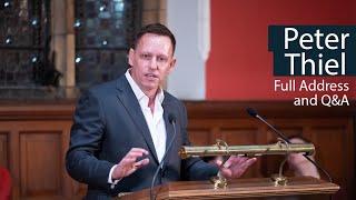 Peter Thiel on 'Anti-Anti-Anti-Anti Classical Liberalism' | Oxford Union