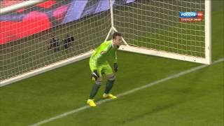 Sweden vs Russia. A Great save by Igor Akinfeev.