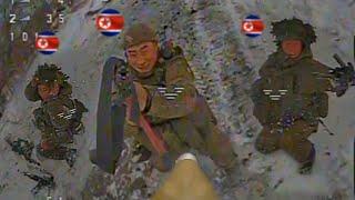 Ukrainian FPV drones mercilessly wipe out North Korean infantry in shock assault on frozen frontline