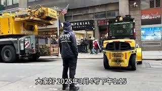 太夸张警察一口气扯18张罚单司机一脸无所谓纽约曼哈顿六大道珠宝批发街