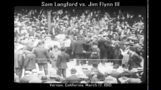 Sam Langford -vs- Jim Flynn III 1910 (16mm Transfer & Restoration)