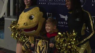 VGK fans donate holiday gifts for foster kids at 'Foster the Future' private skate