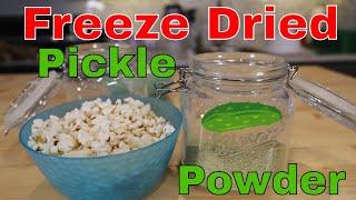 Freeze Dried PICKLE POWDER Seasoning #freezedriedpickles #freezedriedpicklepowder