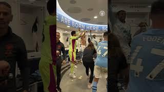 Dressing Room Scenes! | Premier League Champions! 4 in a row! #ManCity #Shorts