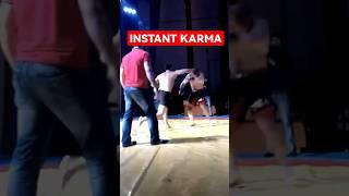 INSTANT KARMA IN MMA FIGHT  #shorts