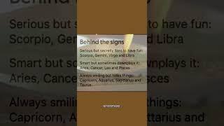 TRUTH BEHIND THE SIGNS   #shorts #zodiac #youtubeshorts #viral #viralvideo #trending #ytshorts