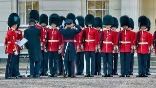 KING’S GUARDS SPOTTED IN RED UNIFORM FOR PRE SUMMER INSPECTION BEFORE UNIFORM SWITCH