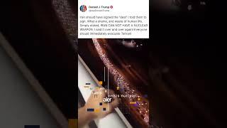 ️ Urgente mensaje de Trump | “Evacúen Teherán de inmediato”