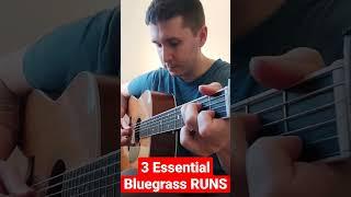 3 Essential Bluegrass  Shapes 1~4~5 Progression with Doublestops #shorts #guitarlesson