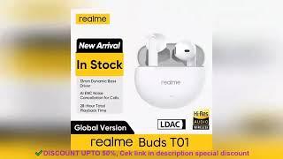 Global Version realme Buds Air 5 TWS Earphone 50dB Active