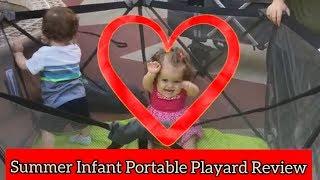 Mini Mama Product Review of Summer Infant Portable Play Pop'n Playard